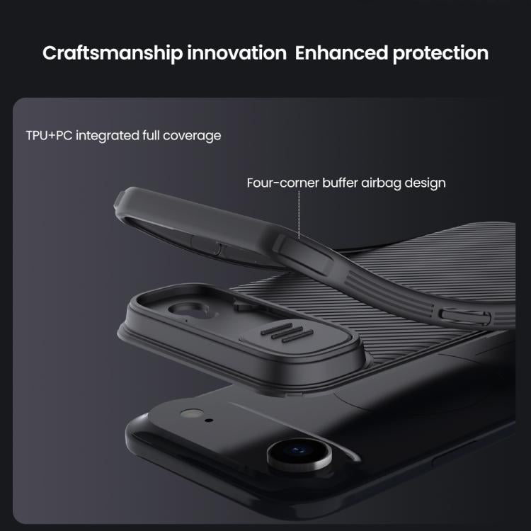 For iPhone Air NILLKIN CamShield Pro PC Phone Case - Black