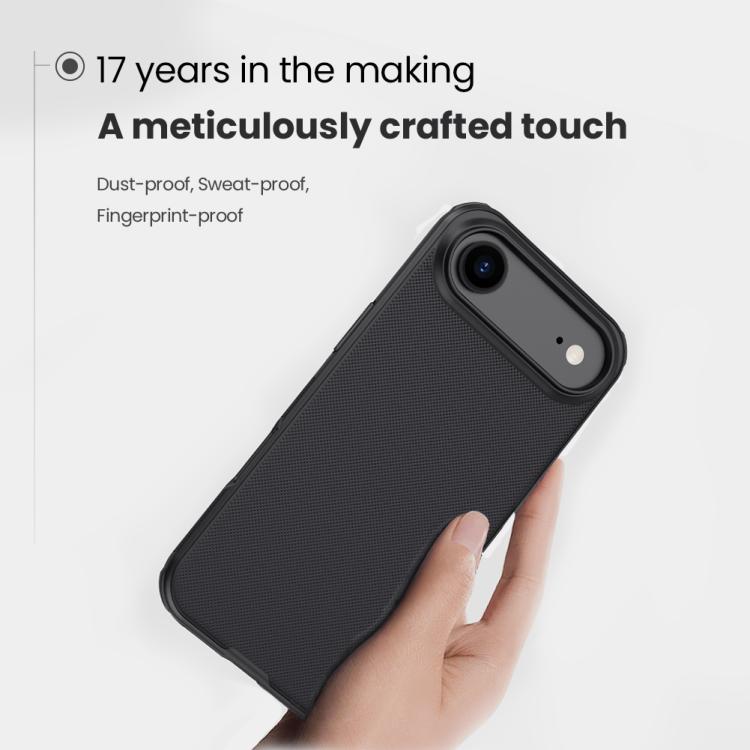 For iPhone Air NILLKIN Frosted Shield Pro PC + TPU Phone Case - Black