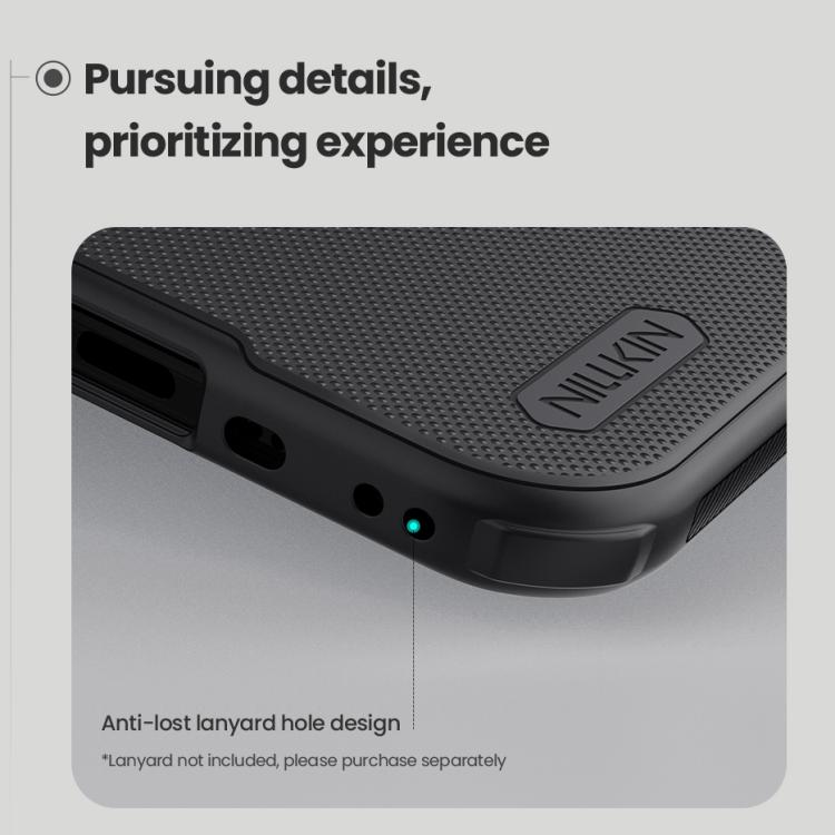 For iPhone Air NILLKIN Frosted Shield Pro PC + TPU Phone Case - Black