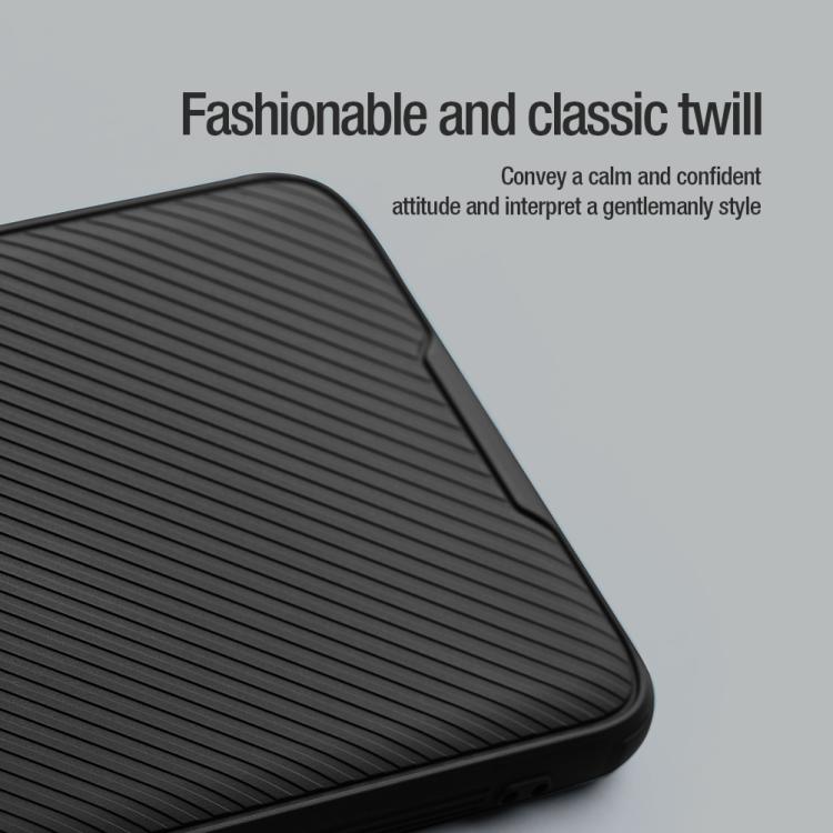 For iPhone 17 Pro NILLKIN Black Mirror Prop CD Texture Transparent Mirror Cover Phone Case - Black
