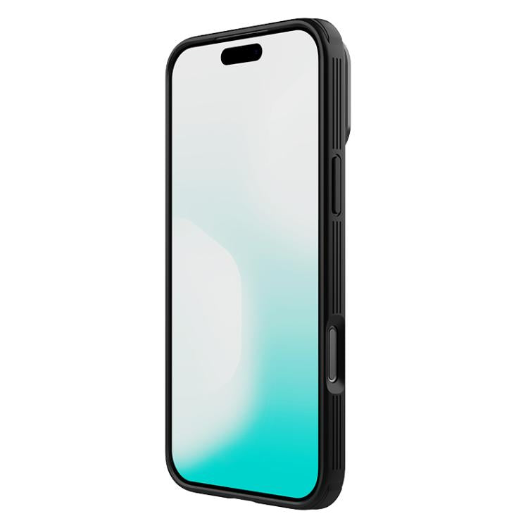 For iPhone 17 Pro Max NILLKIN CamShield Prop Transparent Mirror Cover Translucent PC Phone Case - Black
