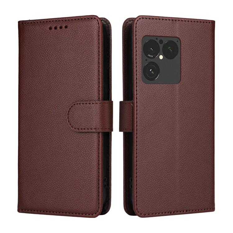 For Sony Xperia 1 VIII Litchi Texture RFID Blocking 3-Card Wallet Leather Phone Case