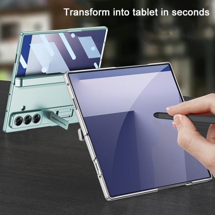 For Samsung Galaxy Z Fold7 5G GKK Integrated Magnetic Full Coverage Flip Phone Case with Pen Box, Including pen