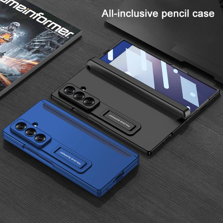 For Samsung Galaxy Z Fold7 5G GKK Integrated Magnetic Full Coverage Flip Phone Case with Pen Box, Including pen