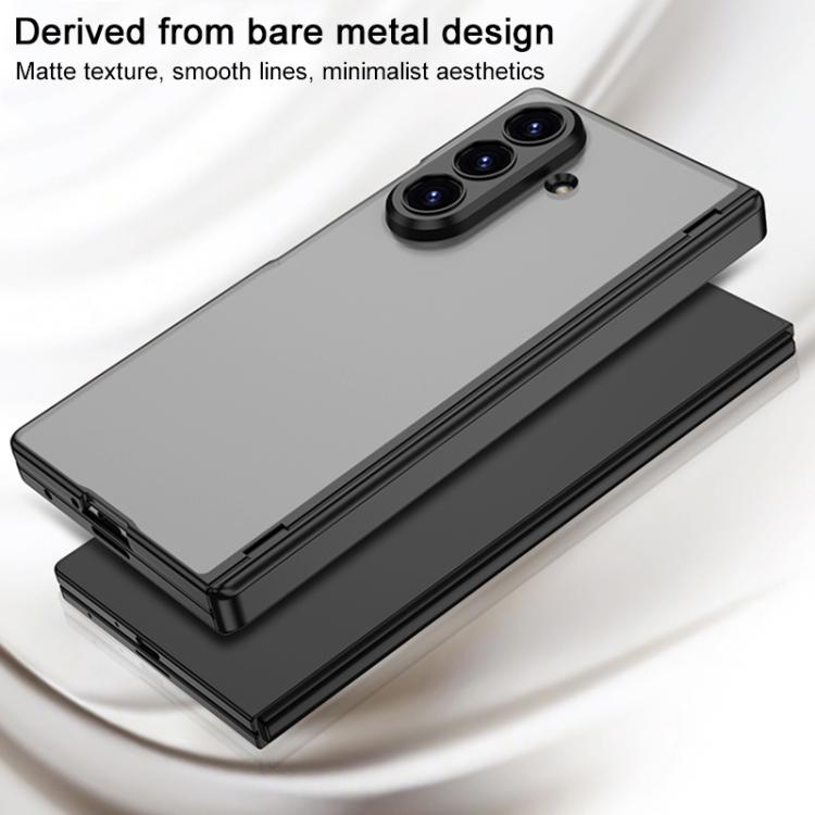 For Samsung Galaxy Z Fold7 5G GKK Integrated Magnetic Folding Hinge Frosted Semi-transparent Phone Case
