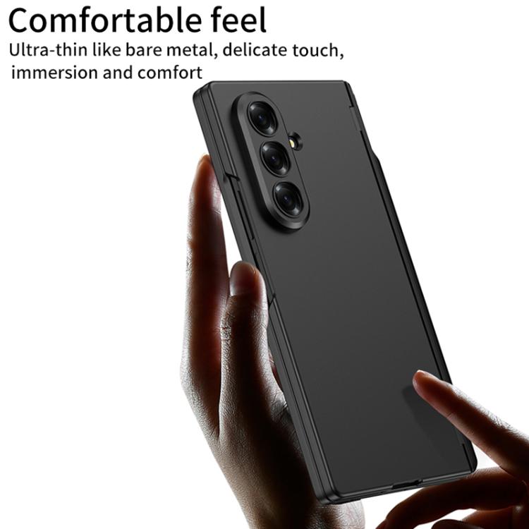 For Samsung Galaxy Z Fold7 5G GKK Integrated Magnetic Folding Hinge All-inclusive Phone Case with Pen Holder, Including Pen
