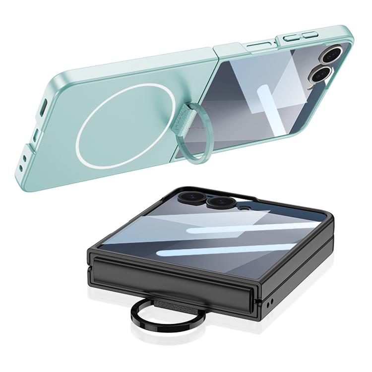 For Samsung Galaxy Z Flip7 5G GKK MagSafe Magnetic Thin Ring Ultra-thin Ring Holder Phone Case