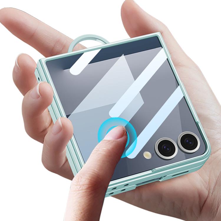 For Samsung Galaxy Z Flip7 5G GKK MagSafe Magnetic Thin Ring Ultra-thin Ring Holder Phone Case