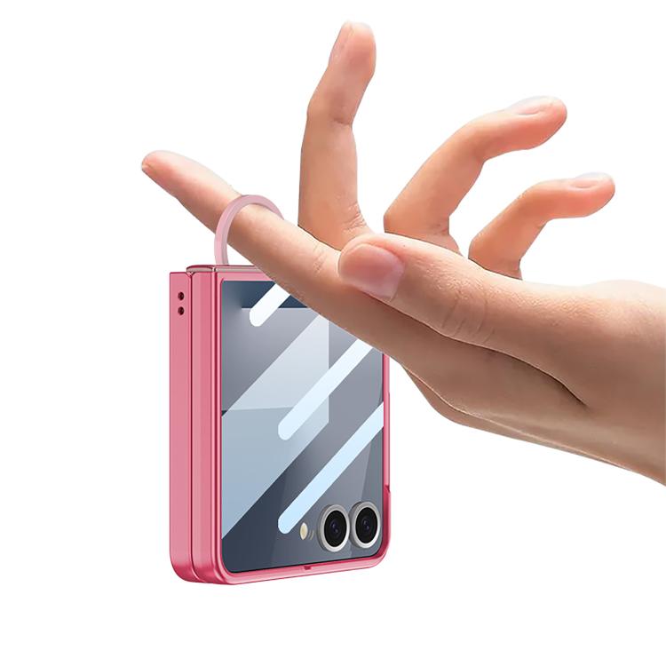 For Samsung Galaxy Z Flip7 5G GKK MagSafe Magnetic Thin Ring Ultra-thin Ring Holder Phone Case