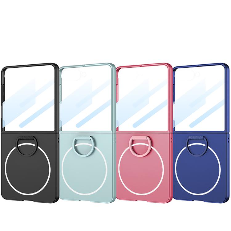 For Samsung Galaxy Z Flip7 5G GKK MagSafe Magnetic Thin Ring Ultra-thin Ring Holder Phone Case