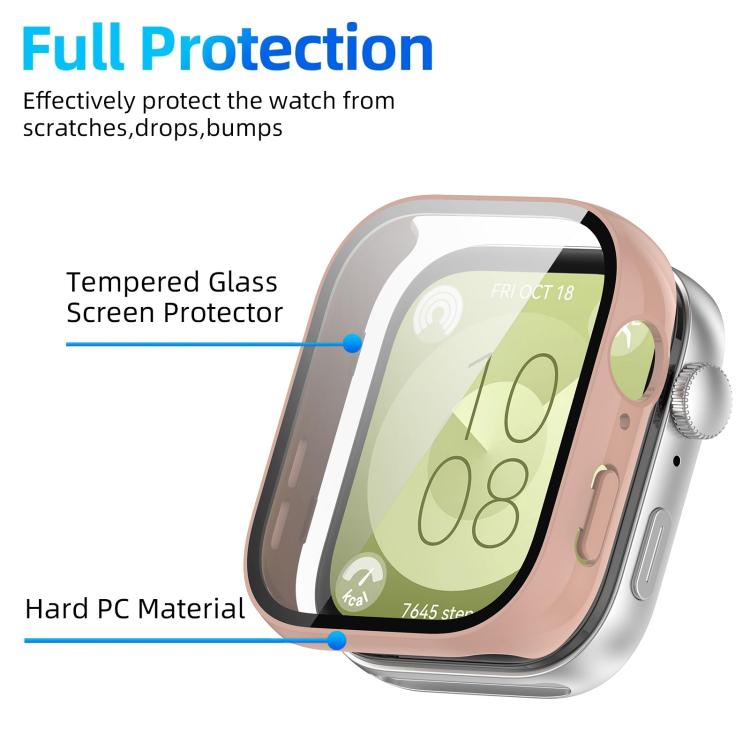 For Huawei Watch Fit 3 xDfind Tempered Film Integrated PC Watch Protective Cover