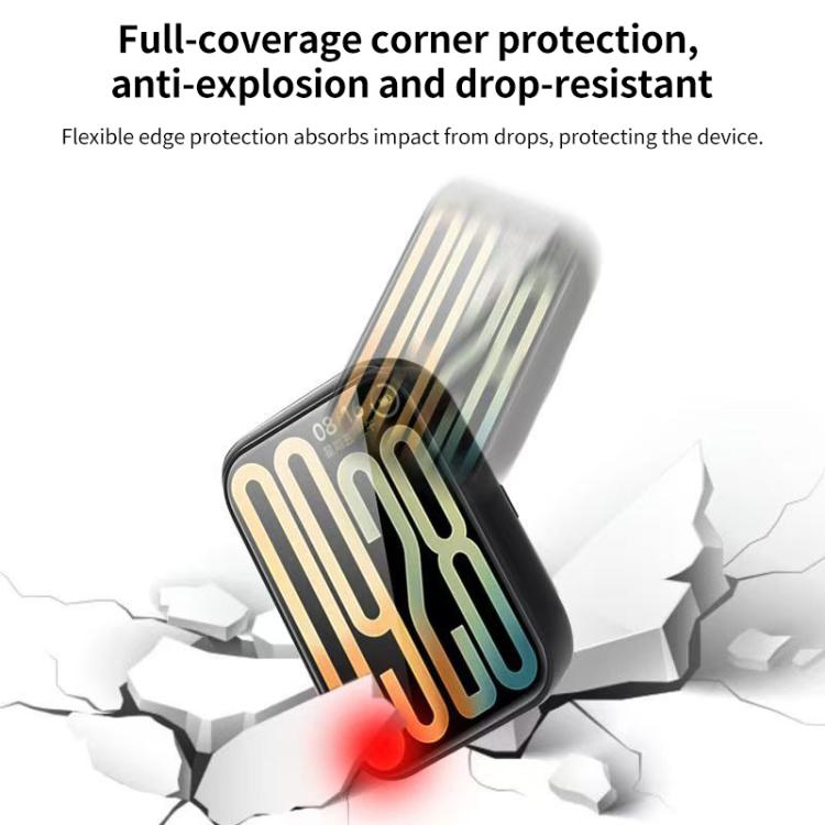 For Xiaomi Smart Band 9 Pro xDfind Tempered Film Integrated PC Watch Protective Cover