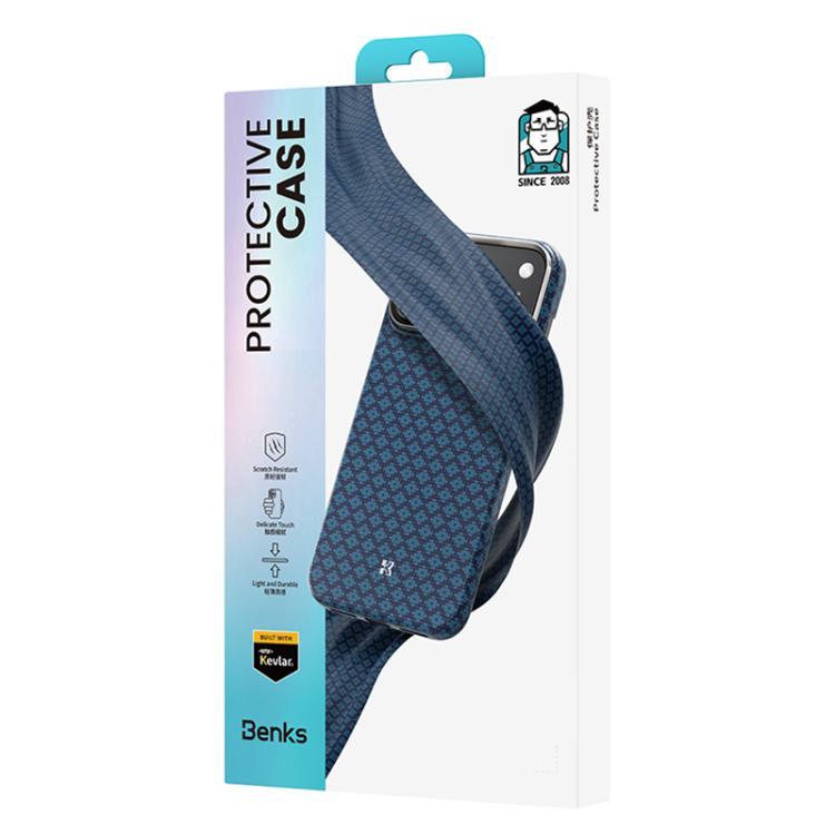 For iPhone 17 Pro Max Benks Color Shield C1 Classic Kevlar Woven Diamond MagSafe Phone Case
