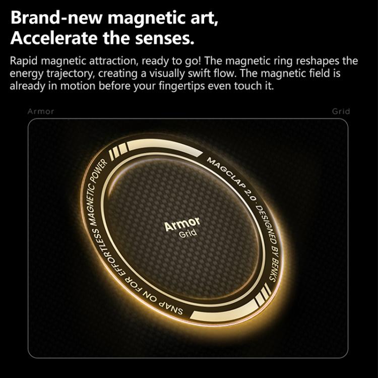 For iPhone 17 Pro Max Benks Color Shield C1 Classic Kevlar Woven Diamond MagSafe Phone Case