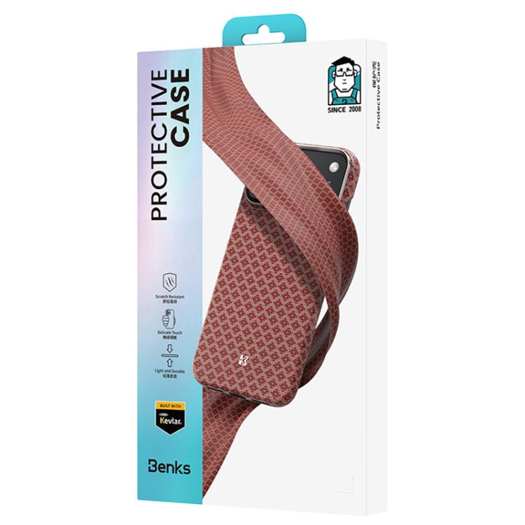 For iPhone 17 Pro Max Benks Color Shield C1 Classic Kevlar Woven Diamond MagSafe Phone Case