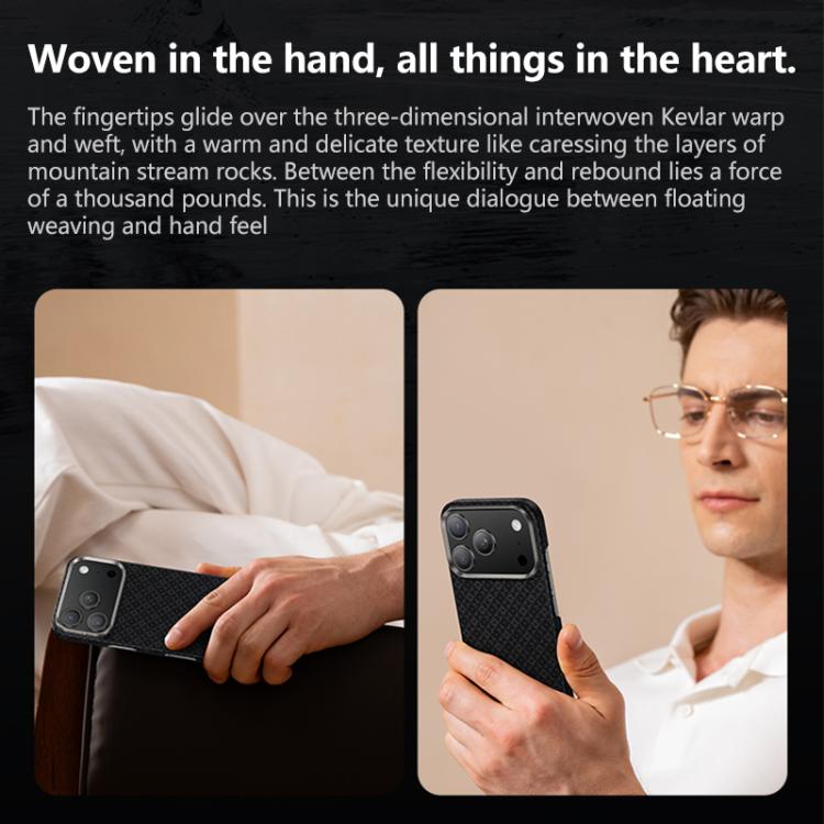 For iPhone 17 Pro Max Benks Color Shield C1 Classic Kevlar Woven Diamond MagSafe Phone Case