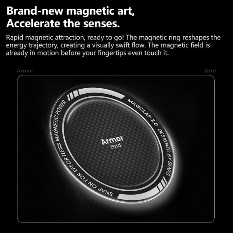 For iPhone 17 Pro Max Benks Color Shield C1 Classic Kevlar Woven Diamond MagSafe Phone Case