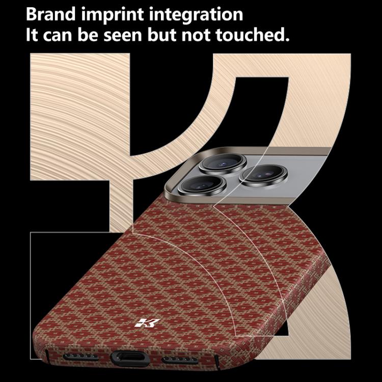 For iPhone 17 Pro Benks Color Shield C1 Classic Kevlar Woven Diamond MagSafe Phone Case