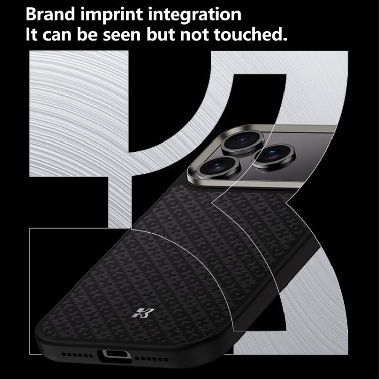 For iPhone 17 Pro Max Benks Y2 Kevlar All-inclusive MagSafe Magnetic Diamond Phone Case - Black