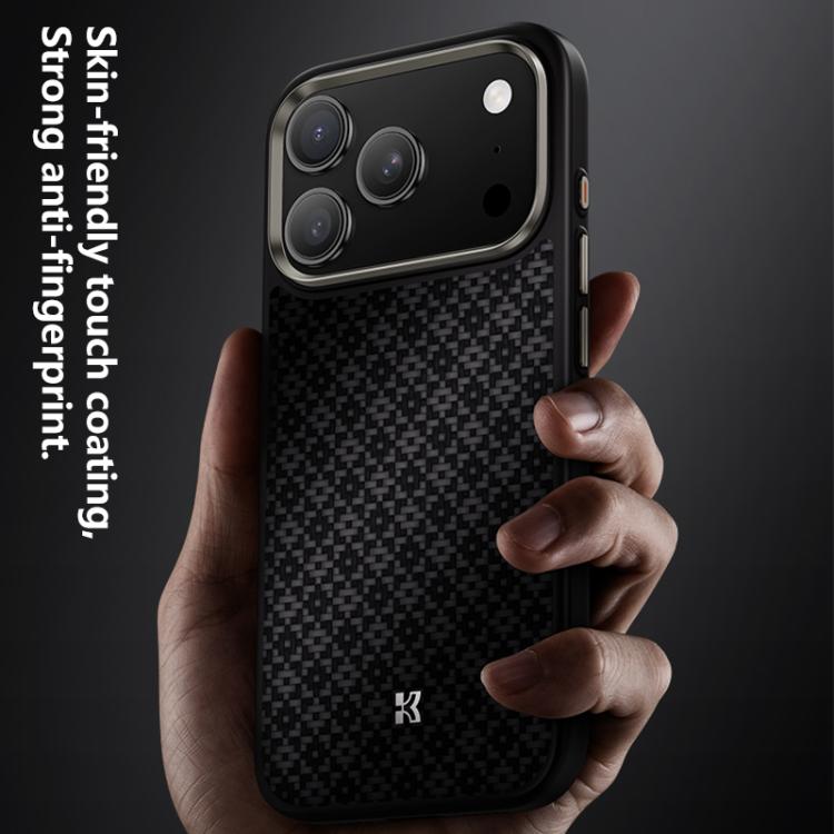 For iPhone 17 Pro Max Benks Y2 Kevlar All-inclusive MagSafe Magnetic Diamond Phone Case - Black