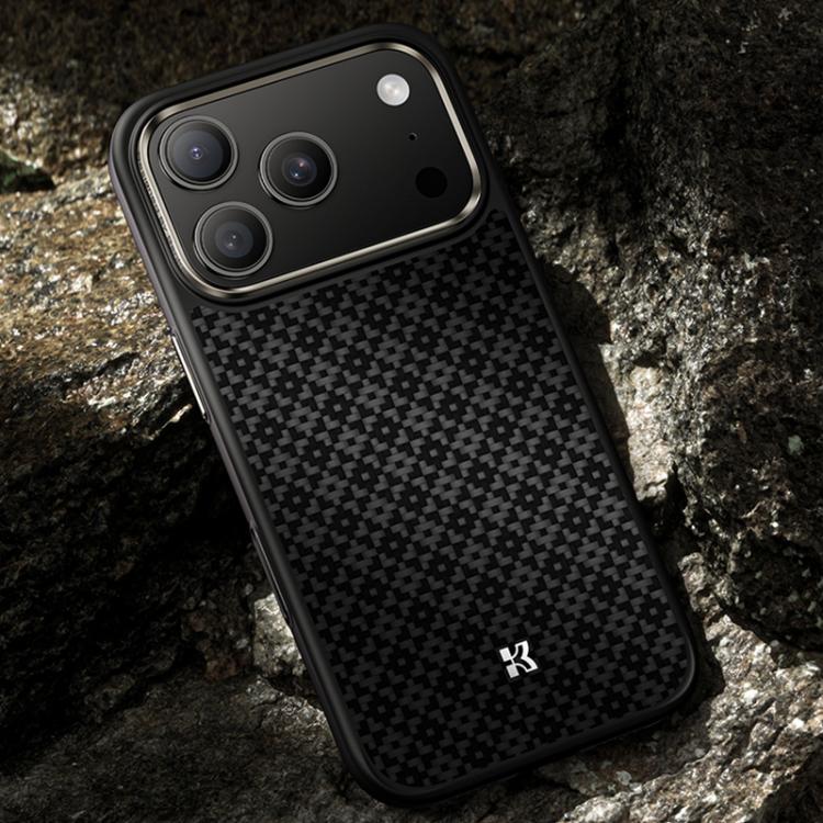 For iPhone 17 Pro Benks Y2 Kevlar All-inclusive MagSafe Magnetic Diamond Phone Case - Black