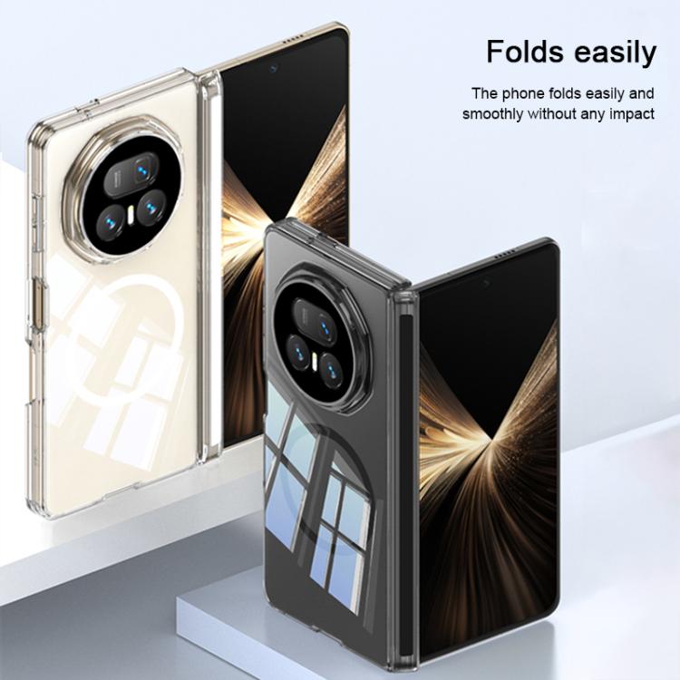 For Honor Magic V5 GKK MagSafe Magnetic Absorption Clear Full Cover TPU Phone Case