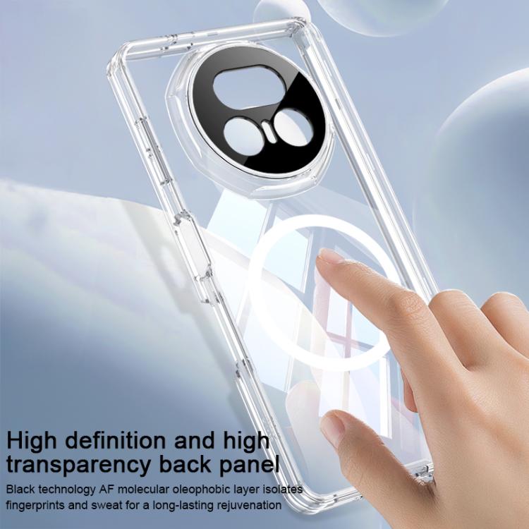 For Honor Magic V5 GKK MagSafe Magnetic Absorption Clear Full Cover TPU Phone Case