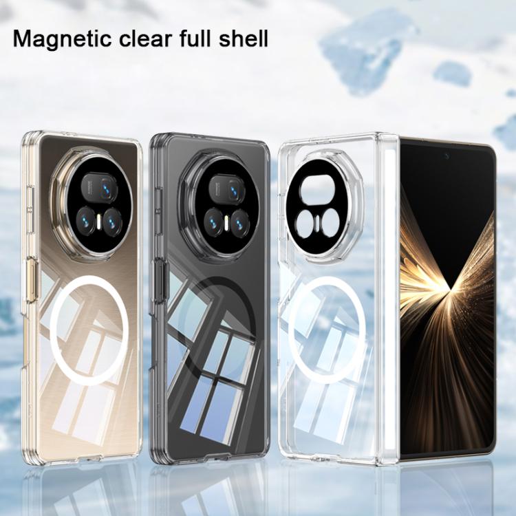 For Honor Magic V5 GKK MagSafe Magnetic Absorption Clear Full Cover TPU Phone Case
