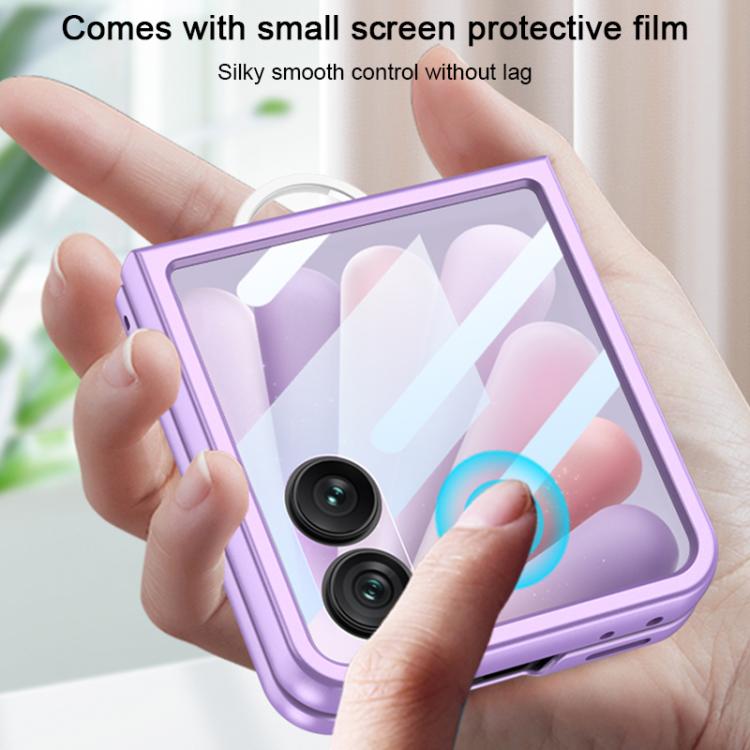 For Honor Magic V Flip 2 GKK Integrated Ultra-thin Ring D Buckle Phone Case