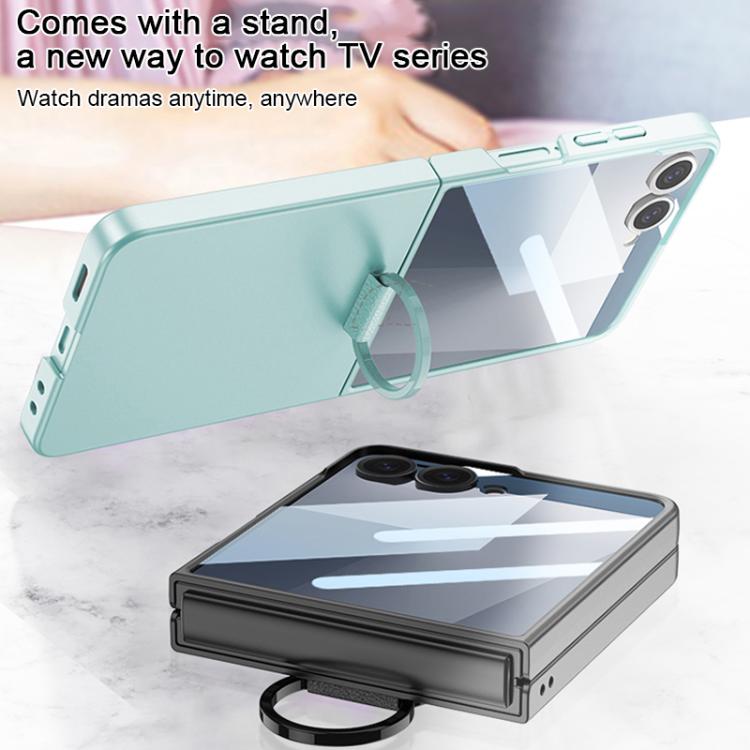 For Honor Magic V Flip 2 GKK Integrated Ultra-thin Ring D Buckle Phone Case