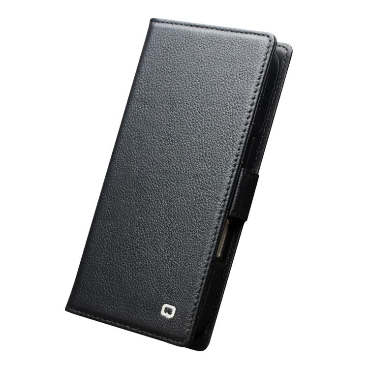 For iPhone 17 QIALINO Classics 3rd Genuine Leather Phone Case
