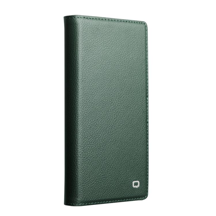 For iPhone 17 QIALINO Classics 3rd Genuine Leather Phone Case