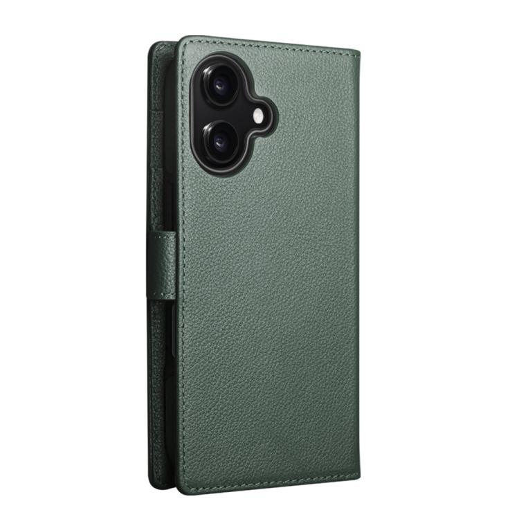 For iPhone 17 QIALINO Classics 3rd Genuine Leather Phone Case