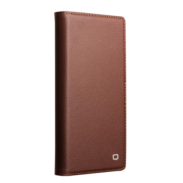 For iPhone Air QIALINO Classics 3rd Genuine Leather Phone Case