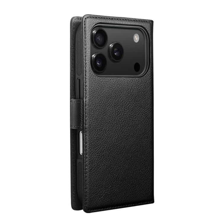 For iPhone 17 Pro Max QIALINO Classics 3rd Genuine Leather Phone Case