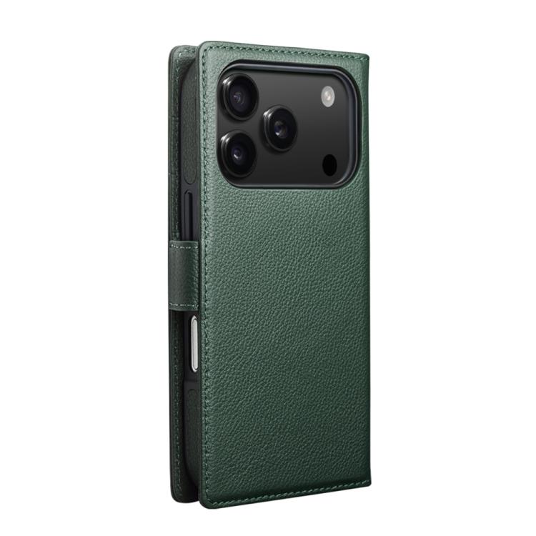 For iPhone 17 Pro Max QIALINO Classics 3rd Genuine Leather Phone Case