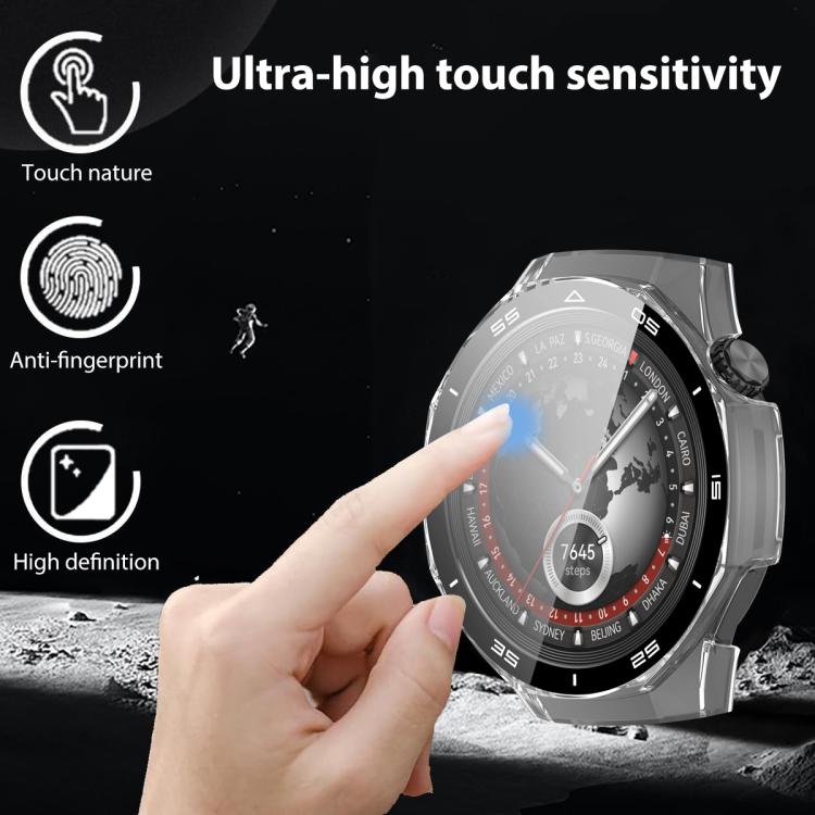 For Huawei Watch GT 5 Pro 46mm xDfind Graduated Style Tempered Film Integrated PC Watch Protective Cover