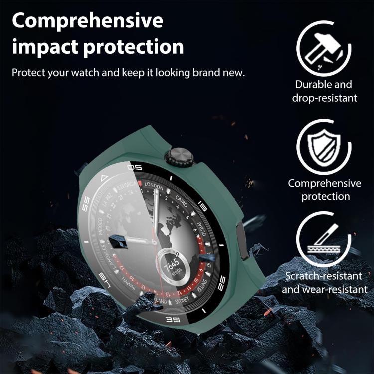 For Huawei Watch GT 5 Pro 46mm xDfind Graduated Style Tempered Film Integrated PC Watch Protective Cover