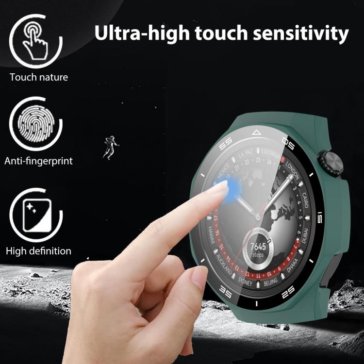 For Huawei Watch GT 5 Pro 46mm xDfind Graduated Style Tempered Film Integrated PC Watch Protective Cover