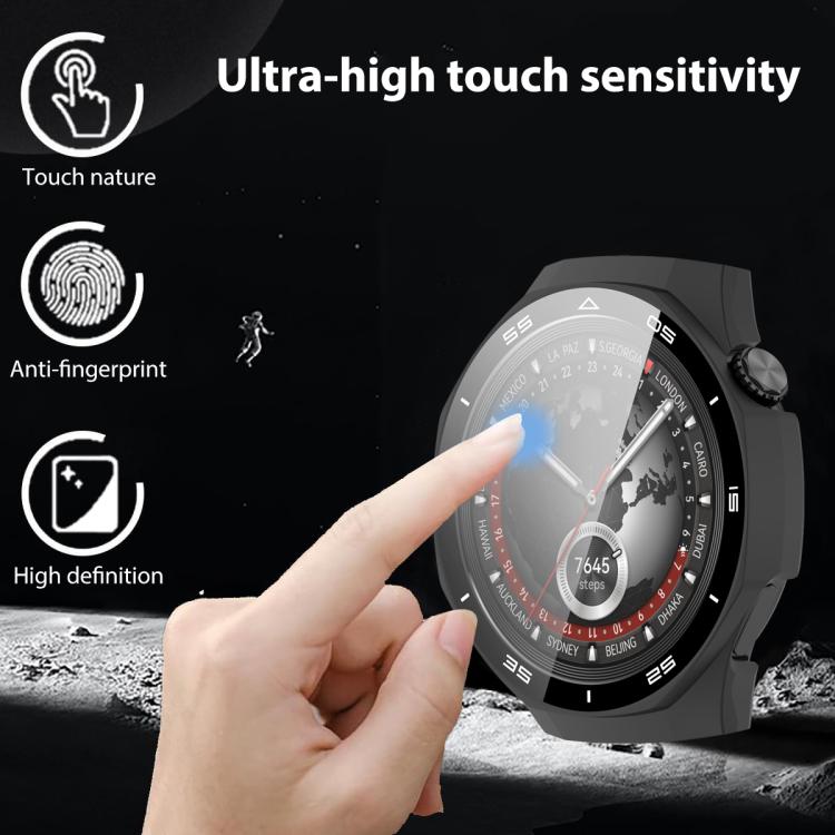 For Huawei Watch GT 5 Pro 46mm xDfind Graduated Style Tempered Film Integrated PC Watch Protective Cover