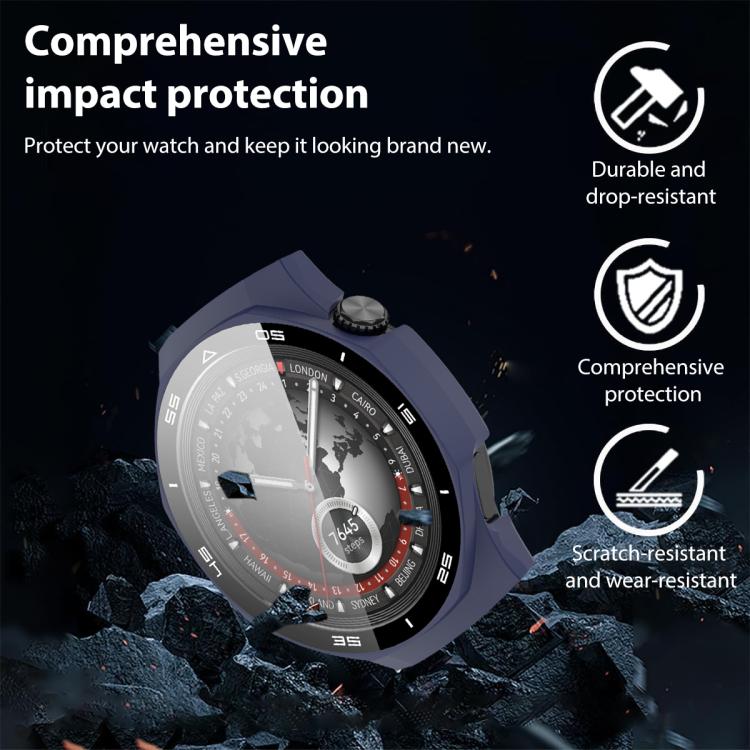 For Huawei Watch GT 5 Pro 46mm xDfind Graduated Style Tempered Film Integrated PC Watch Protective Cover