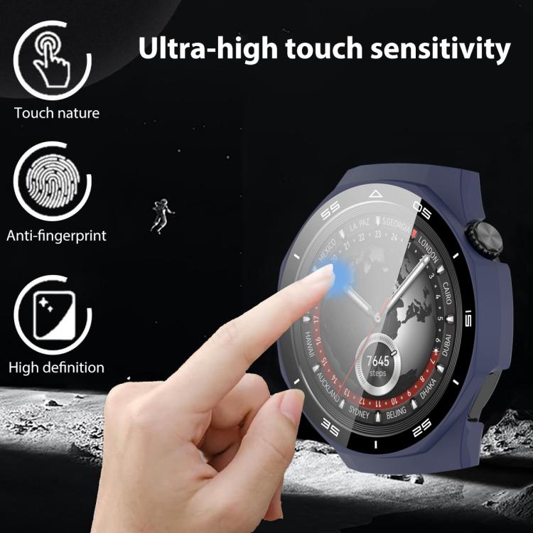 For Huawei Watch GT 5 Pro 46mm xDfind Graduated Style Tempered Film Integrated PC Watch Protective Cover