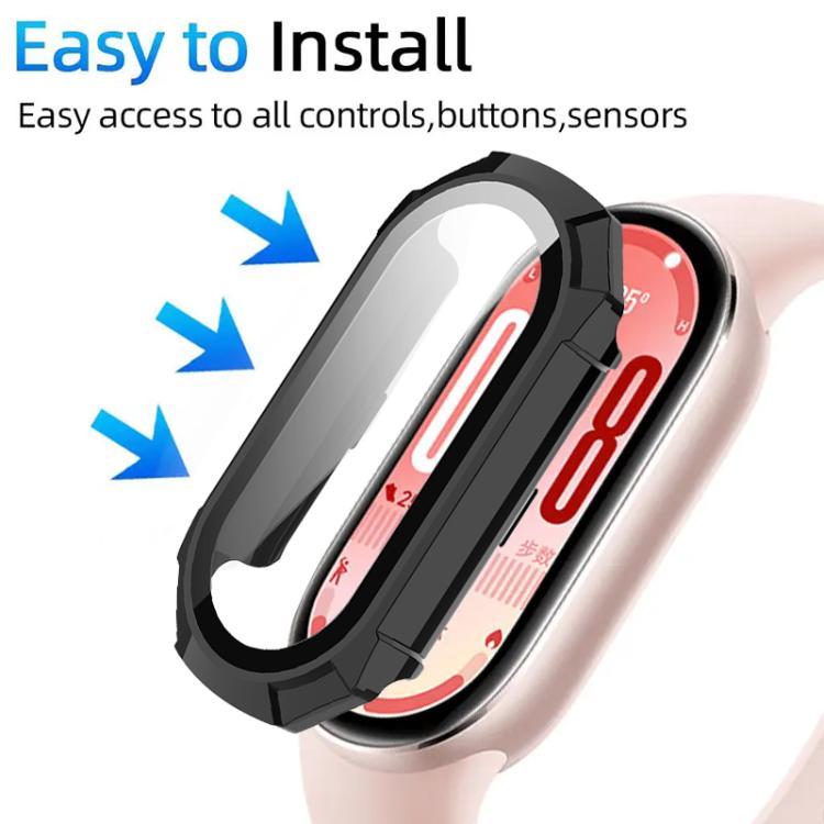 For Xiaomi Smart Band 9 Ceramic / 8 xDfind Armor Tempered Film Integrated PC Watch Protective Cover