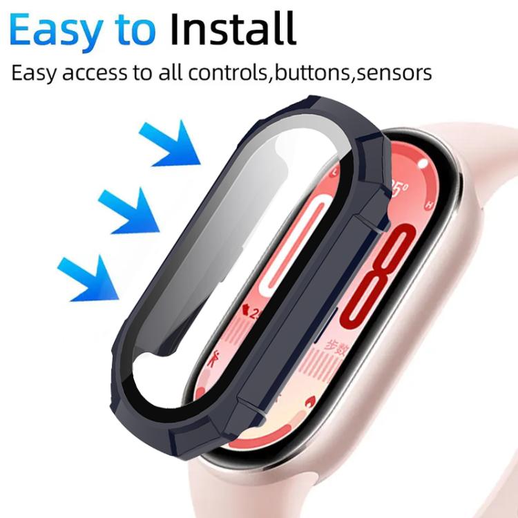 For Xiaomi Smart Band 9 Ceramic / 8 xDfind Armor Tempered Film Integrated PC Watch Protective Cover
