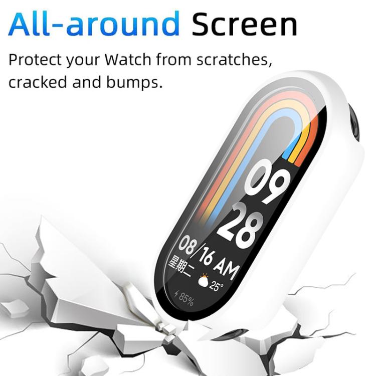 For Xiaomi Smart Band 10 xDfind Tempered Film Integrated PC Watch Protective Cover
