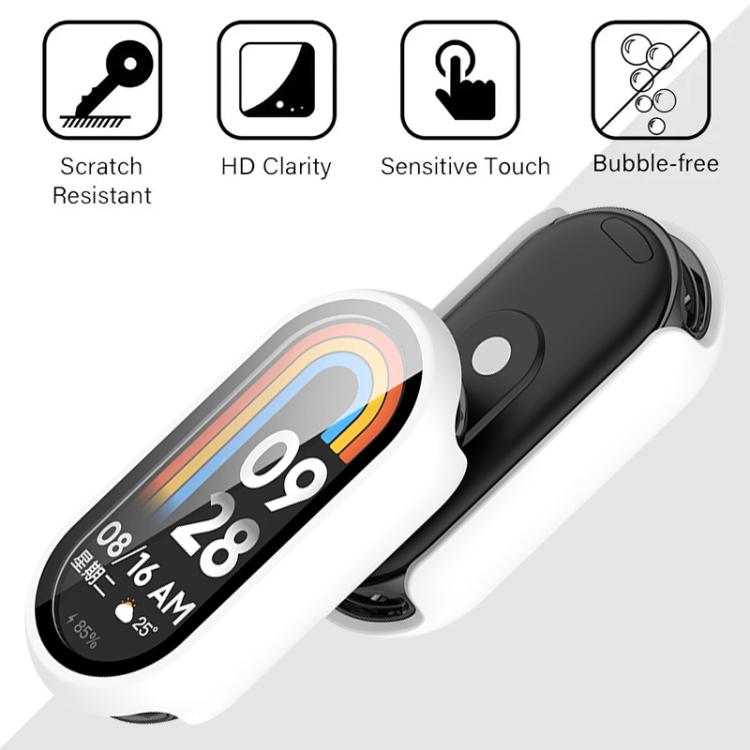 For Xiaomi Smart Band 10 xDfind Tempered Film Integrated PC Watch Protective Cover