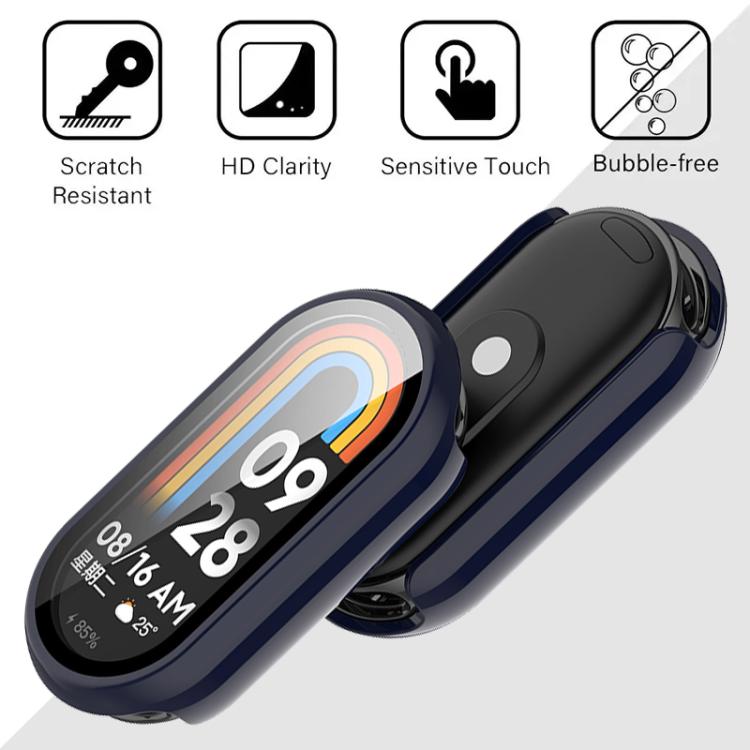 For Xiaomi Smart Band 10 xDfind Tempered Film Integrated PC Watch Protective Cover