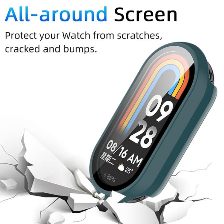 For Xiaomi Smart Band 10 xDfind Tempered Film Integrated PC Watch Protective Cover