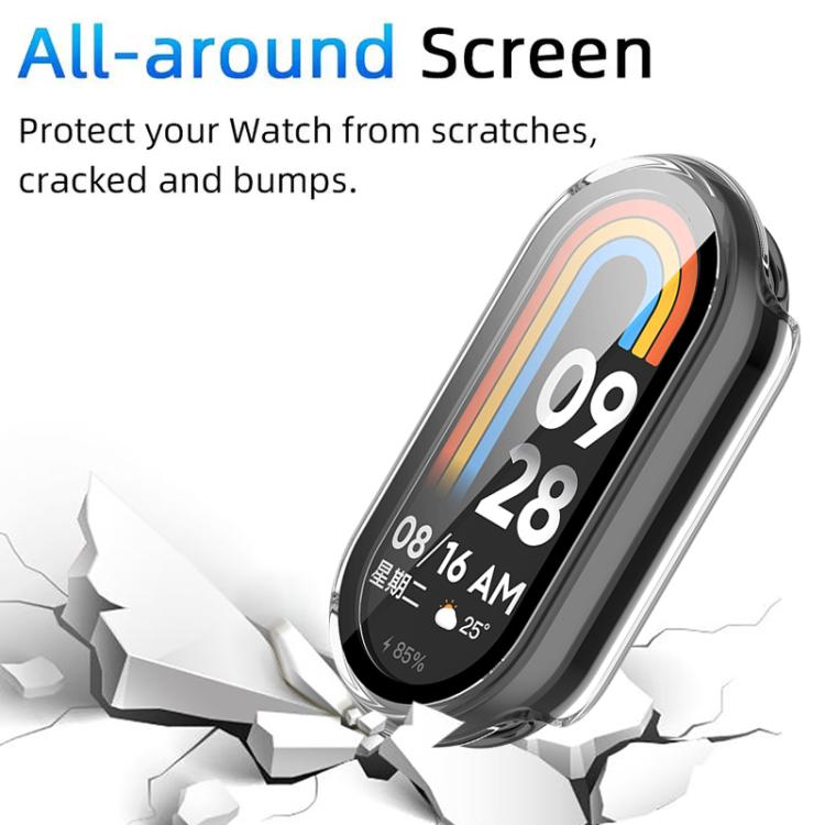 For Xiaomi Smart Band 10 xDfind Tempered Film Integrated PC Watch Protective Cover