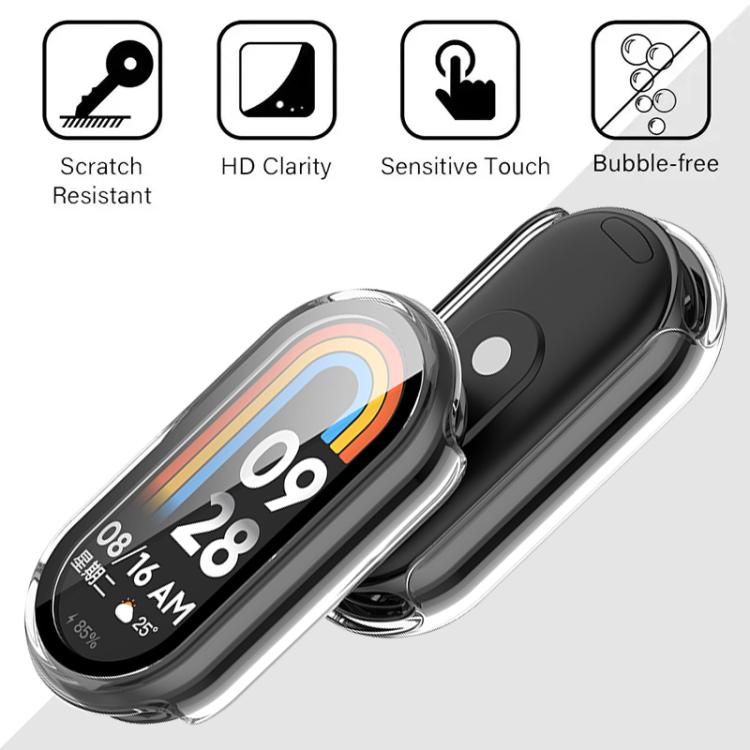 For Xiaomi Smart Band 10 xDfind Tempered Film Integrated PC Watch Protective Cover